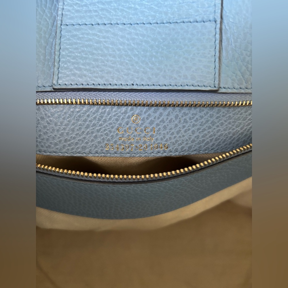 GUCCI Swing Leather Tote Bag - Picture 10 of 16